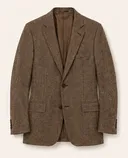 Brown herringbone sport coat