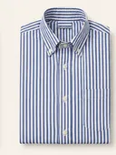 Blue and white stripe shirt