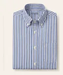 Blue and white stripe shirt