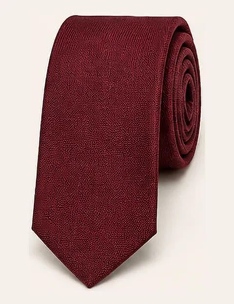 Burgundy tie
