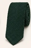 Forest green knit tie